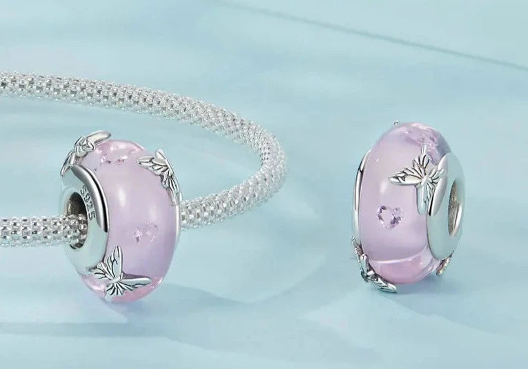 Lovely Pink Glass Beads