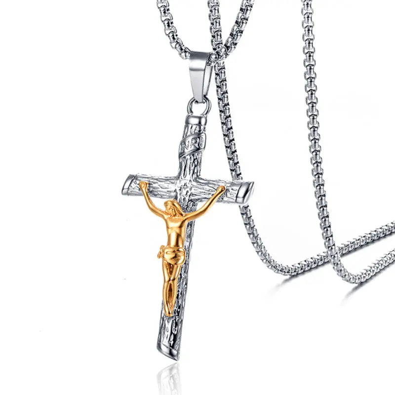 Stainless Steel Titanium Cross