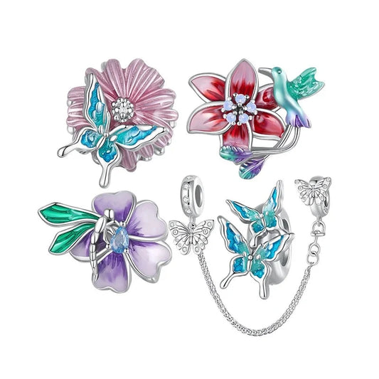 The Rainbow Flower Beads