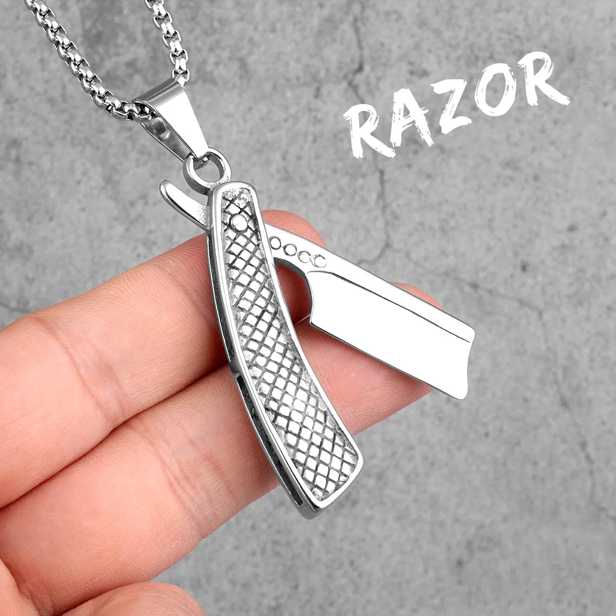 Haircut Razor  Necklaces