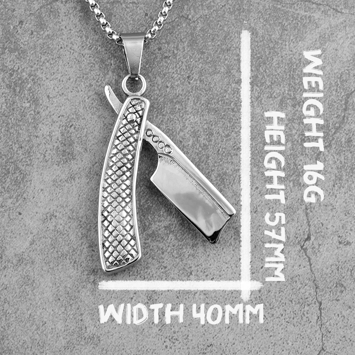 Haircut Razor  Necklaces