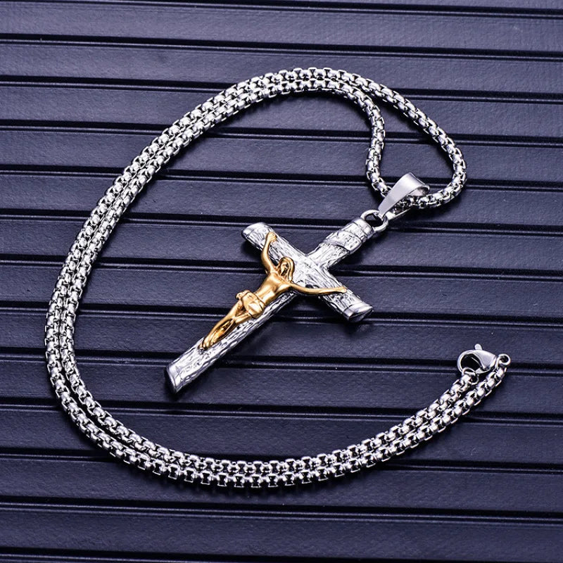 Stainless Steel Titanium Cross