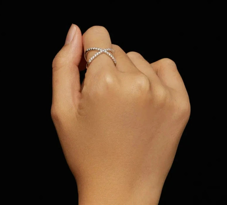 Moissanite Cross