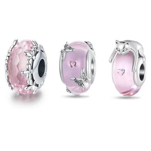 Lovely Pink Glass Beads