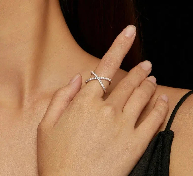 Moissanite Cross