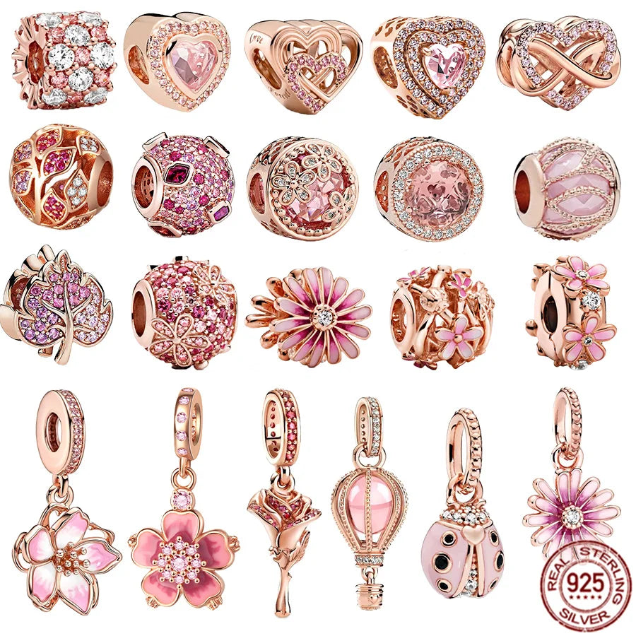 Rose Gold Plated Beads