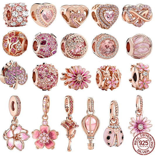 Rose Gold Plated Beads