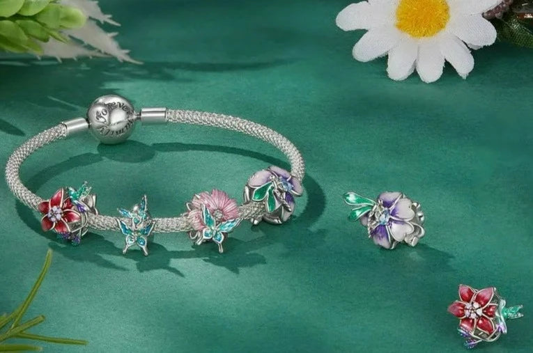 The Rainbow Flower Beads